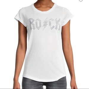ZADIG & VOLTAIRE Skinny Rock Flash Strass T-Shirt